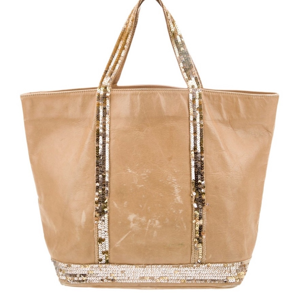 Vanessa Bruno Leather Sequin Bag